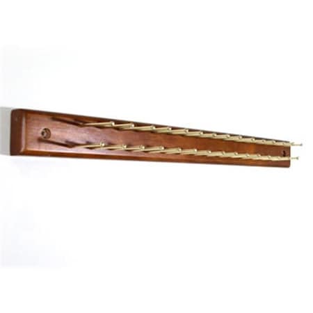 Proman Proman HG16178 Home Essential Tie Hanger with 30 Tie Bars Walnut HG16178